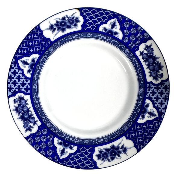 Imari Blossom China Retired Blue White Floral Butterfly 5-PC Place Setting-Rare! - Picture 6 of 9